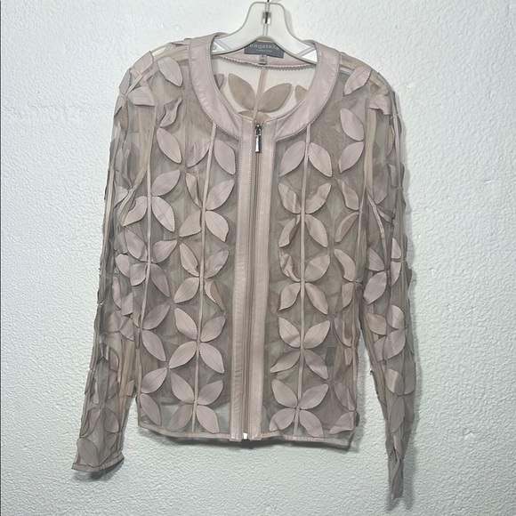 bagatelle Jackets & Blazers - BAGATELLE - collection series Chico's Sheer Floral Jacket in Cream Size L